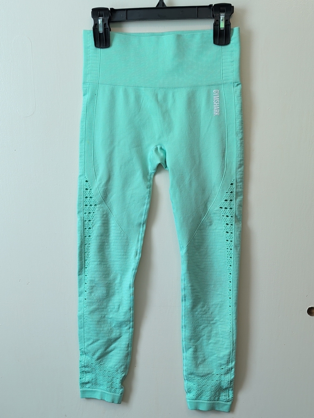Gymshark Mint Green Seamless High-Waist Leggings Gym Yoga